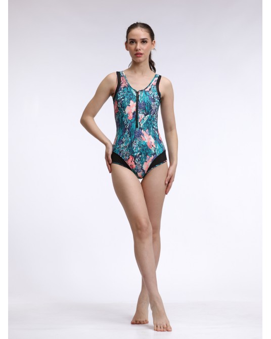 Tropical Leaf Swimsuit