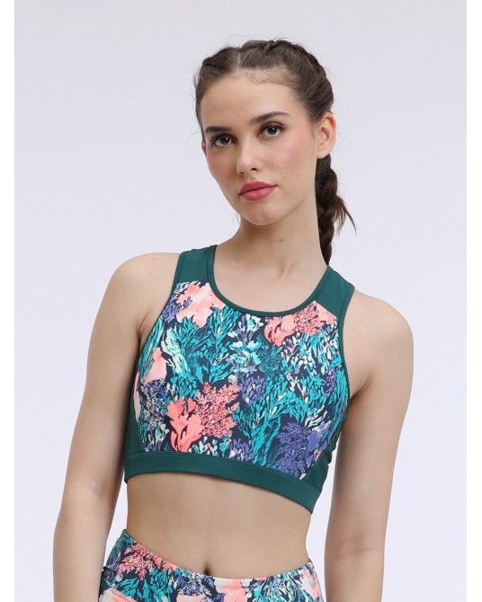 Turquise Floral Top