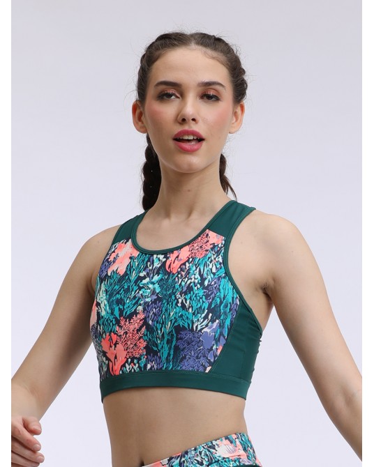 Turquise Floral Top